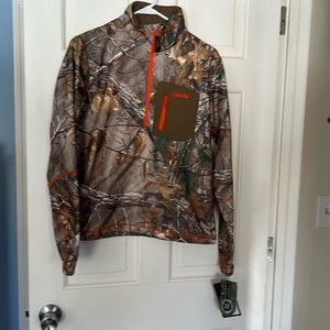 NWT Cabela's Youth XL Hunter Lightweight 1/4 Zip Jacket